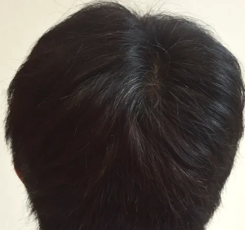 ウーマシャンプープレミアムでの洗髪後の様子